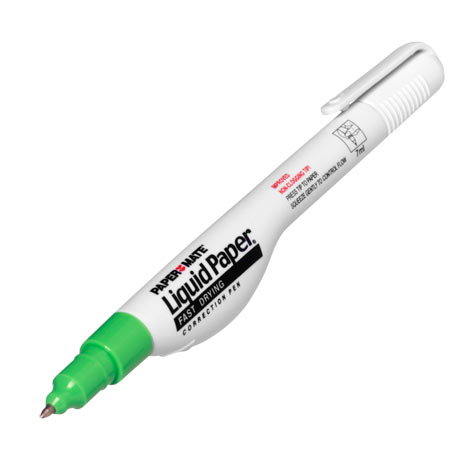 liquid paper correction pen not working